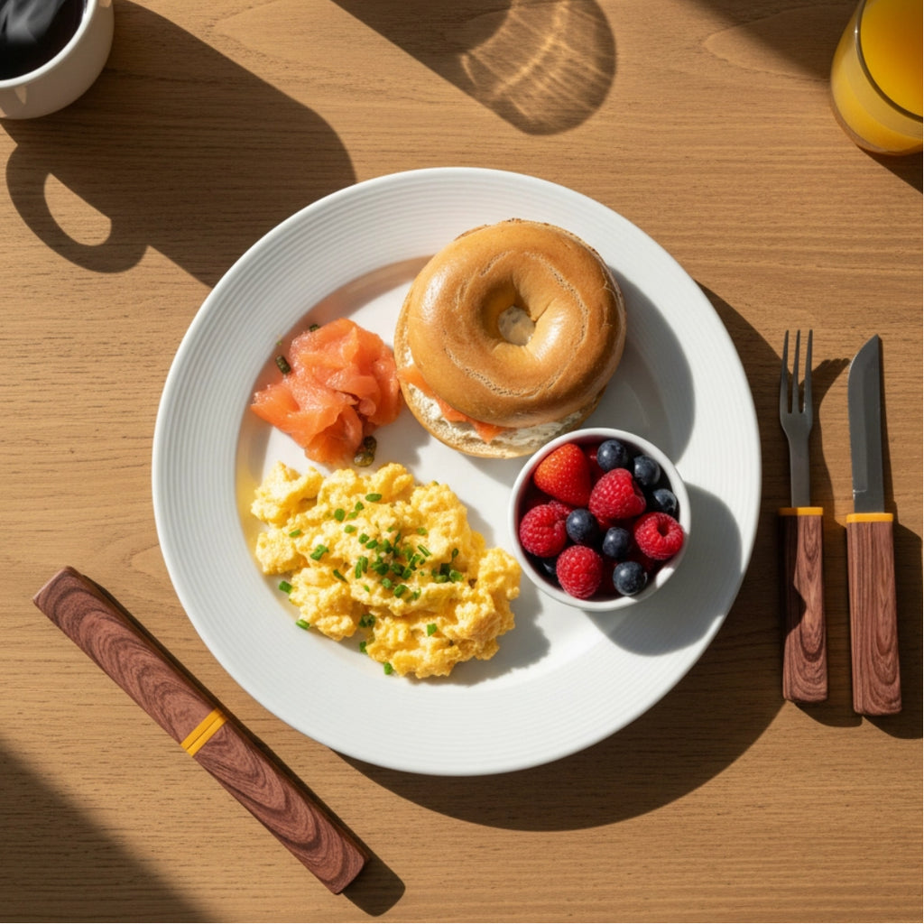 Knife & Fork Combo 2-in-1 Set | Portable Cutlery Camping Utensils Set