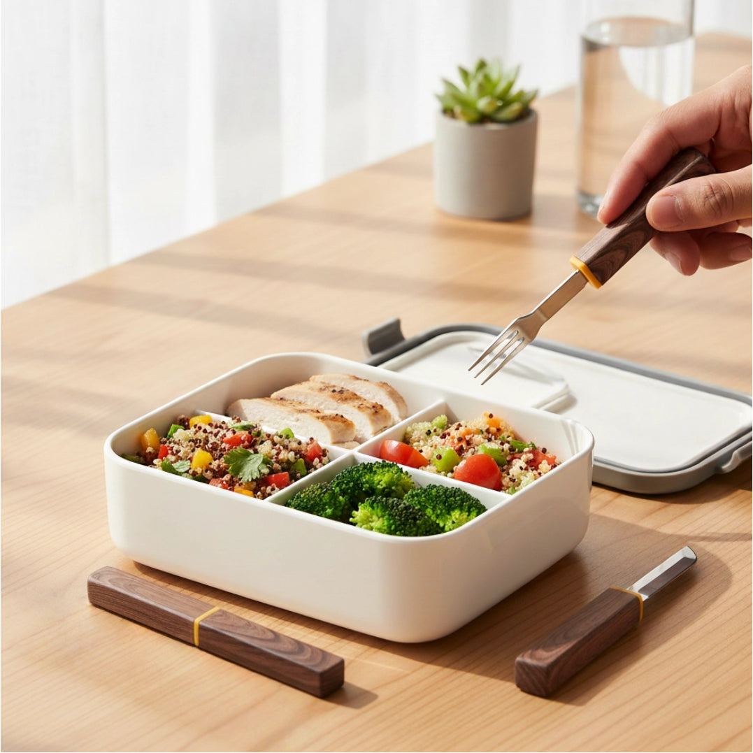 Knife & Fork Combo 2-in-1 Set | Portable Cutlery Camping Utensils Set