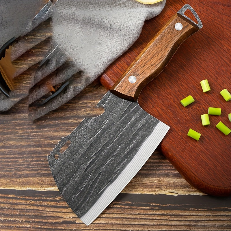 Hand-Forged Multifunction Butcher & Camping Knife