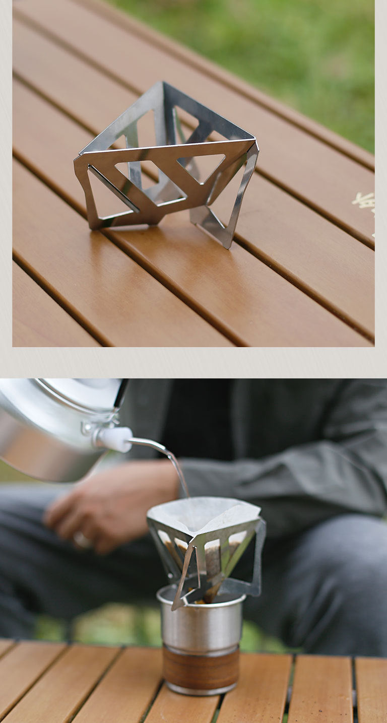 Ultralight Collapsible Stainless Steel Coffee Dripper