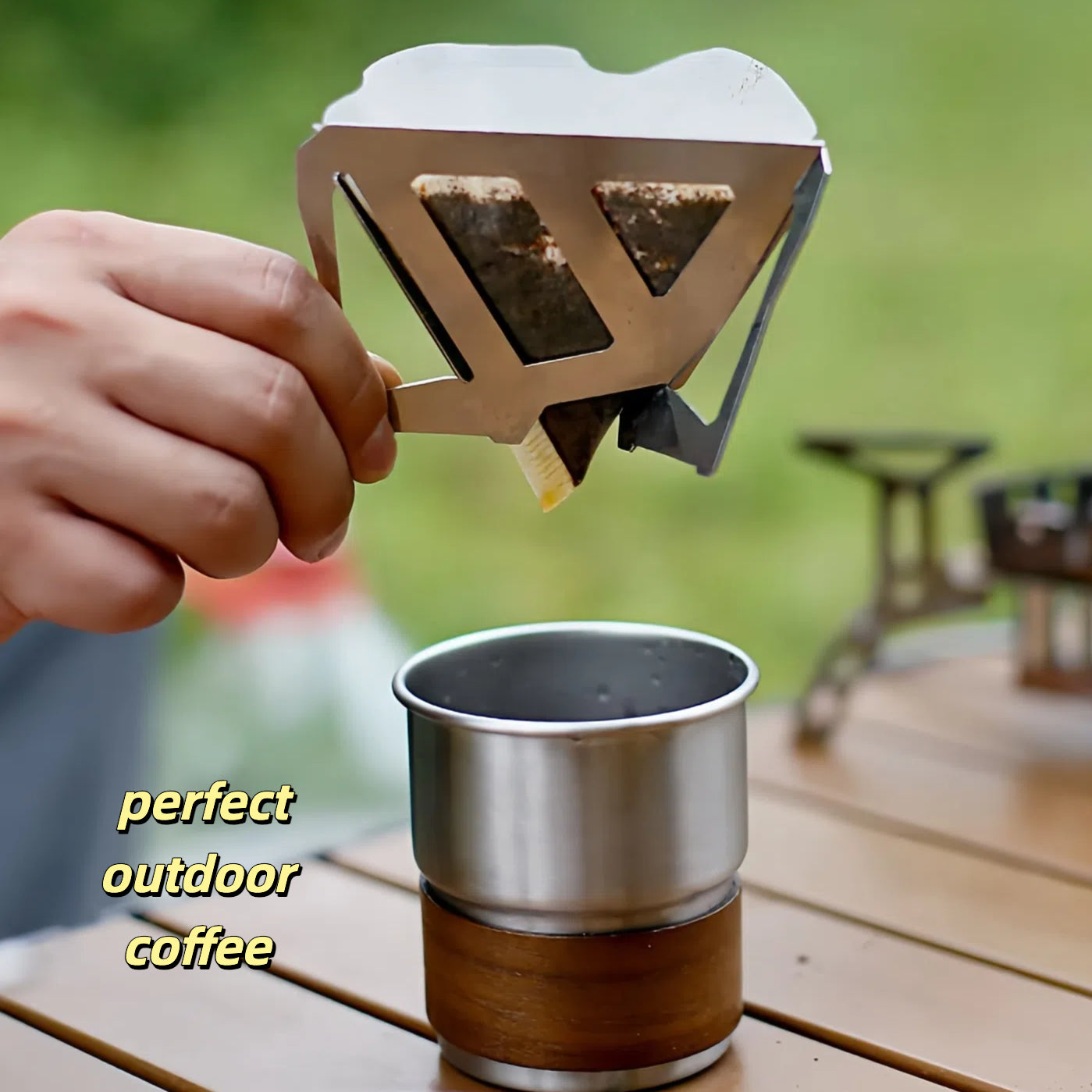 Ultralight Collapsible Stainless Steel Coffee Dripper