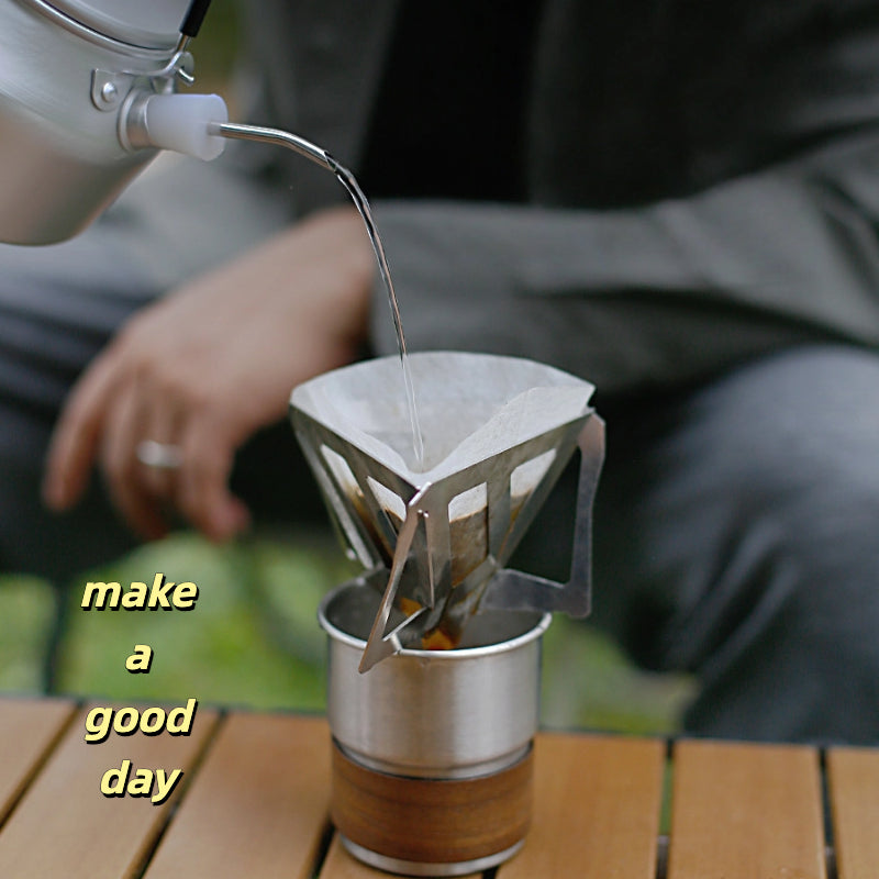 Ultralight Collapsible Stainless Steel Coffee Dripper