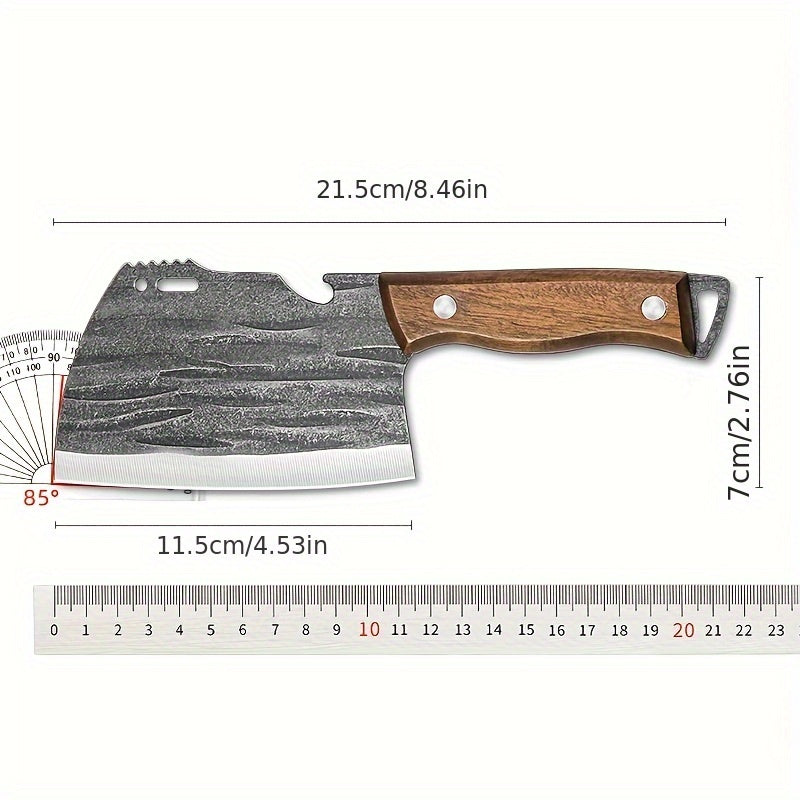 Hand-Forged Multifunction Butcher & Camping Knife